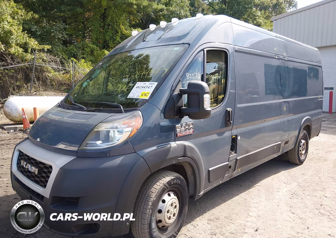 2020 Ram Promaster 3500 Cargo Van High Roof 159 Wb Ext VIN:3C6URVJG6LE108741 - 2