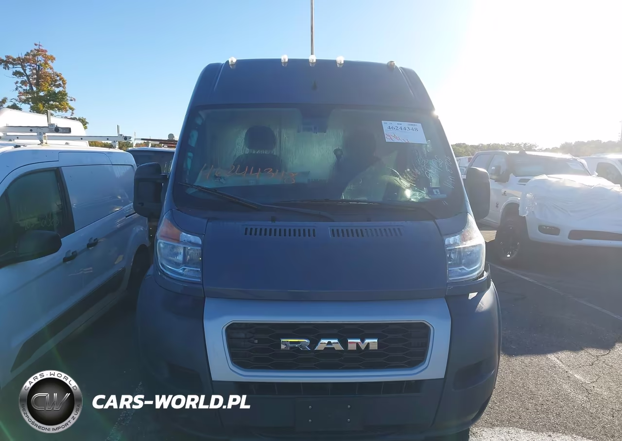 2020 Ram Promaster 3500 Cargo Van High Roof 159 Wb Ext VIN:3C6URVJG4LE108706 - 12
