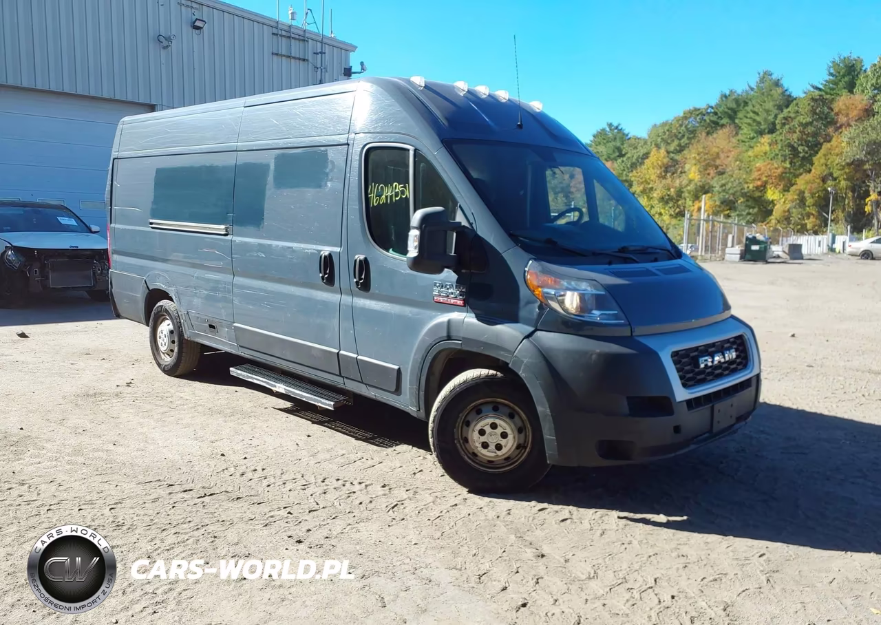 2020 Ram Promaster 3500 Cargo Van High Roof 159 Wb Ext VIN:3C6URVJG0LE117144 - 1