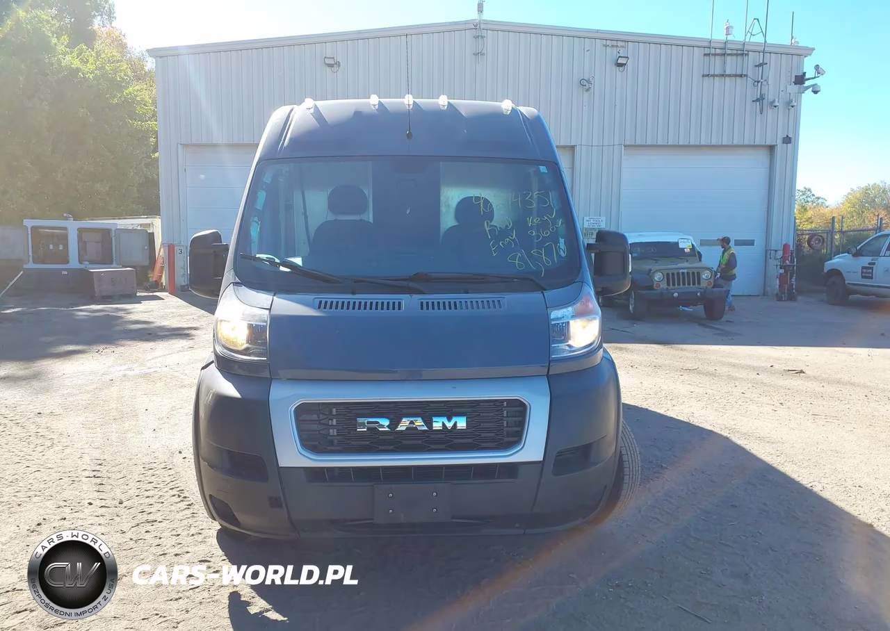 2020 Ram Promaster 3500 Cargo Van High Roof 159 Wb Ext VIN:3C6URVJG0LE117144 - 12