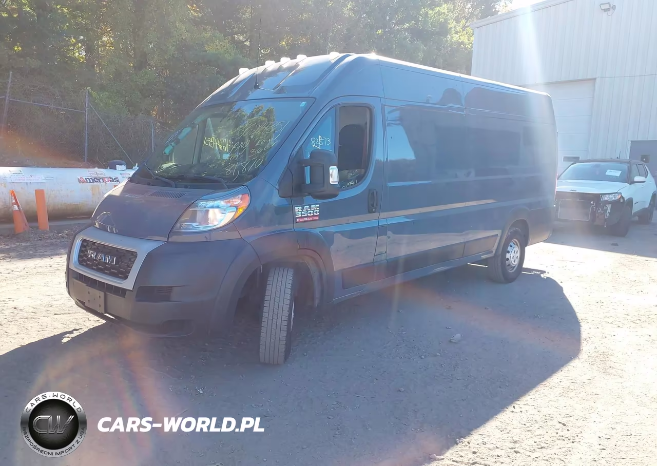 2020 Ram Promaster 3500 Cargo Van High Roof 159 Wb Ext VIN:3C6URVJG0LE117144 - 2