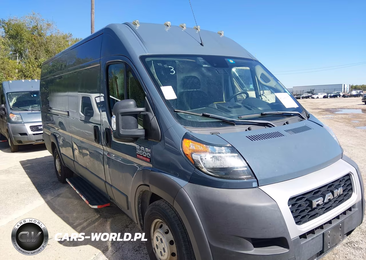 2021 Ram Promaster 3500 Cargo Van High Roof 159 Wb Ext VIN:3C6MRVJGXME579339 - 1