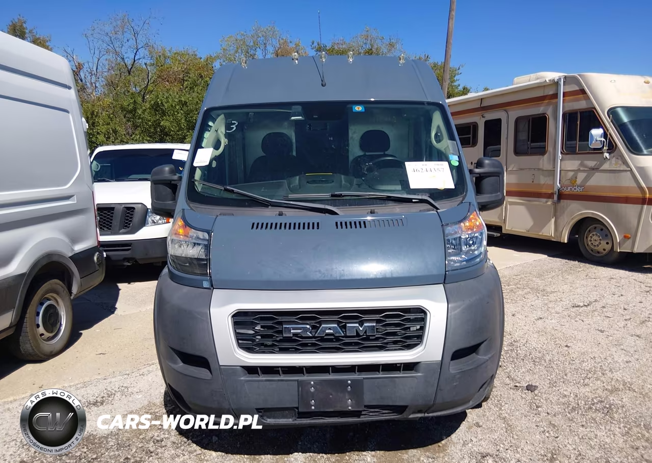 2021 Ram Promaster 3500 Cargo Van High Roof 159 Wb Ext VIN:3C6MRVJGXME579339 - 12