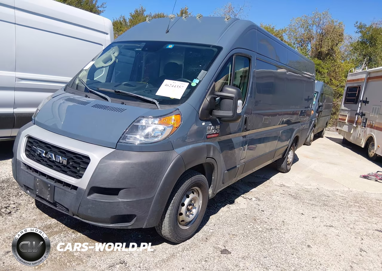 2021 Ram Promaster 3500 Cargo Van High Roof 159 Wb Ext VIN:3C6MRVJGXME579339 - 2