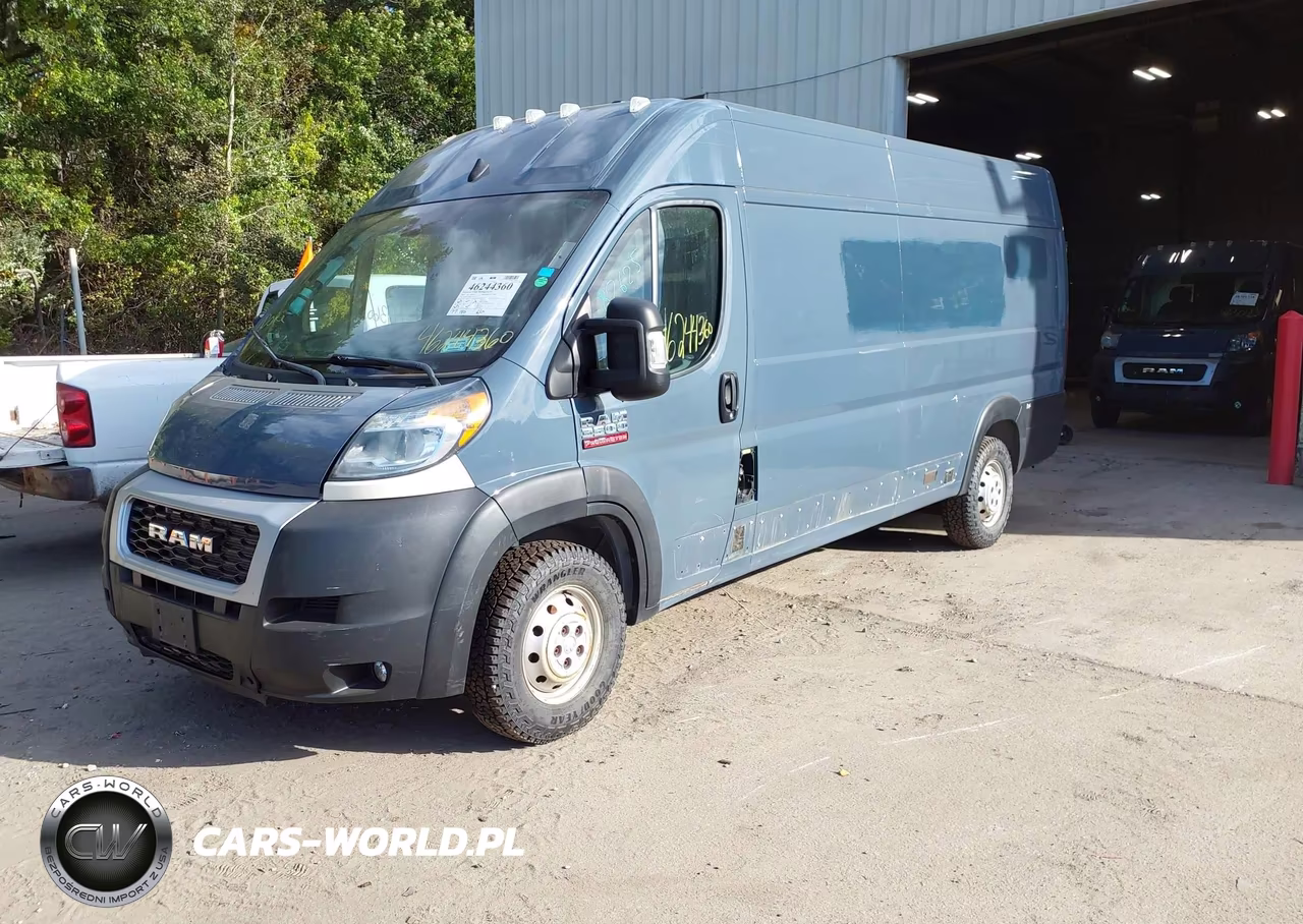 2022 Ram Promaster 3500 Cargo Van High Roof 159 Wb Ext VIN:3C6MRVJG6NE112095 - 2