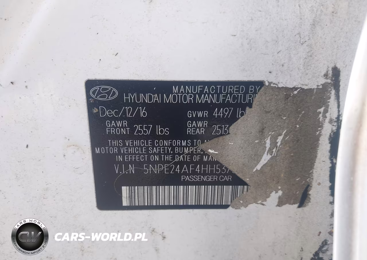 2017 Hyundai Sonata VIN:5NPE24AF4HH537382 - 9