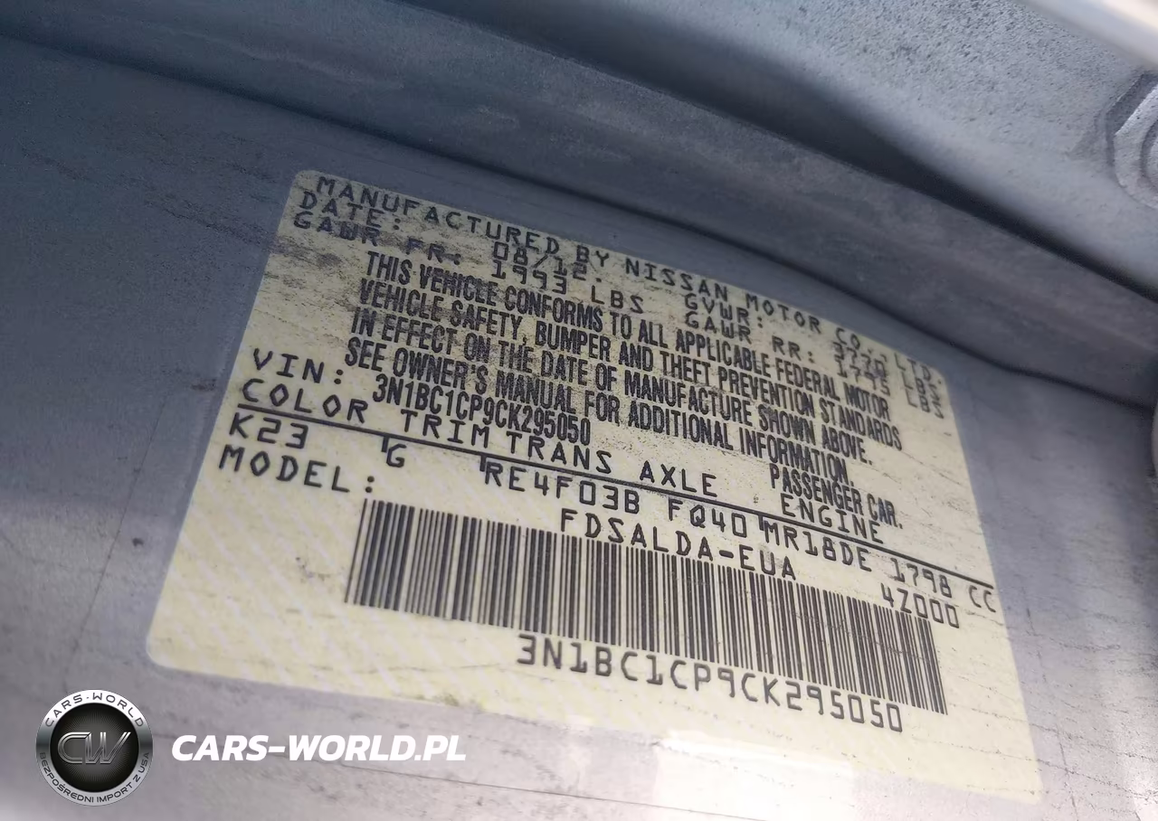 2012 Nissan Versa 1.8 S VIN:3N1BC1CP9CK295050 - 9