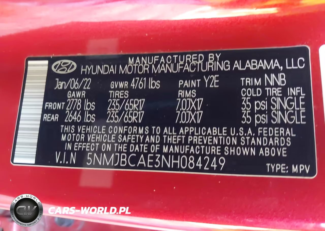 2022 Hyundai Tucson Sel VIN:5NMJBCAE3NH084249 - 9