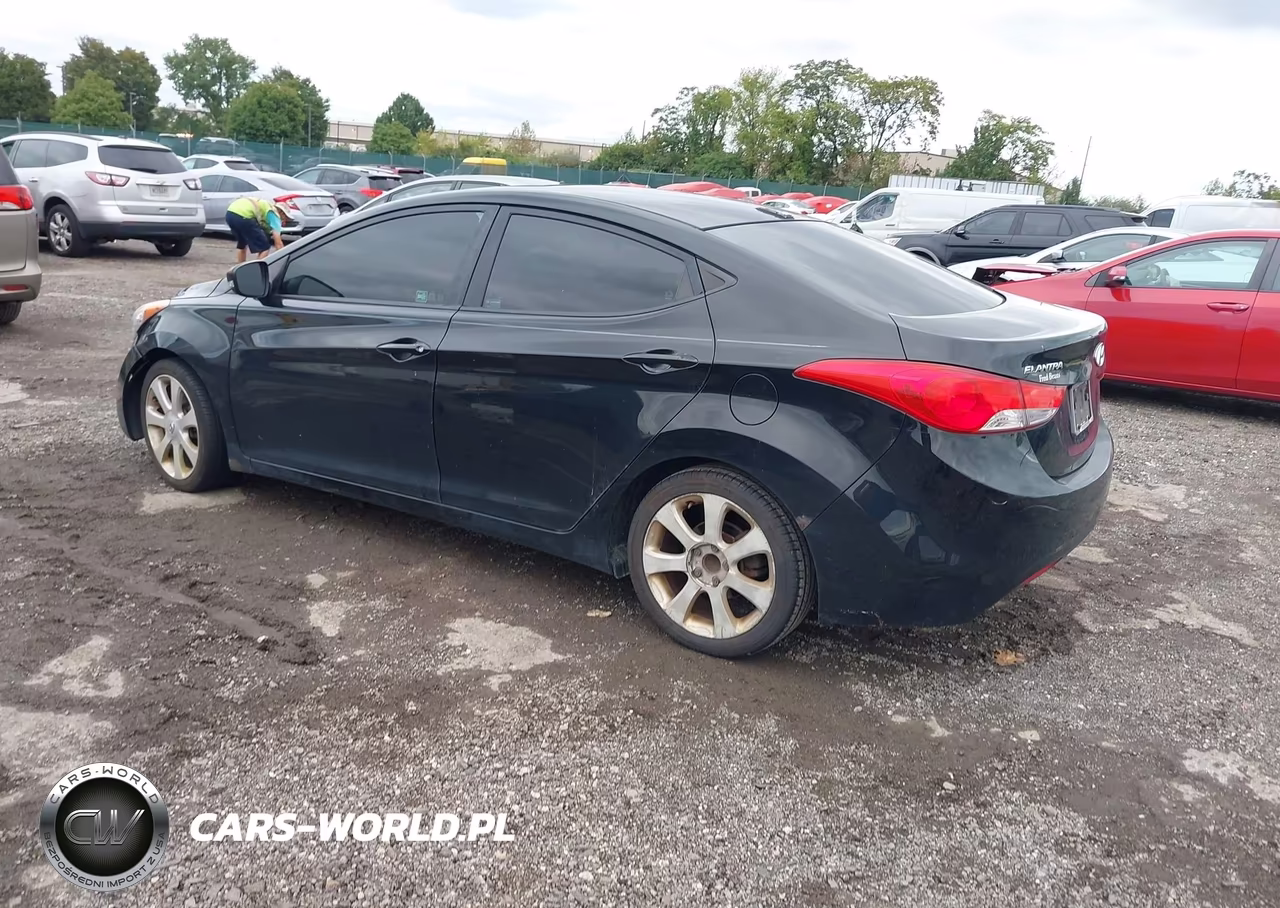 2012 Hyundai Elantra Limited VIN:5NPDH4AE7CH115231 - 3