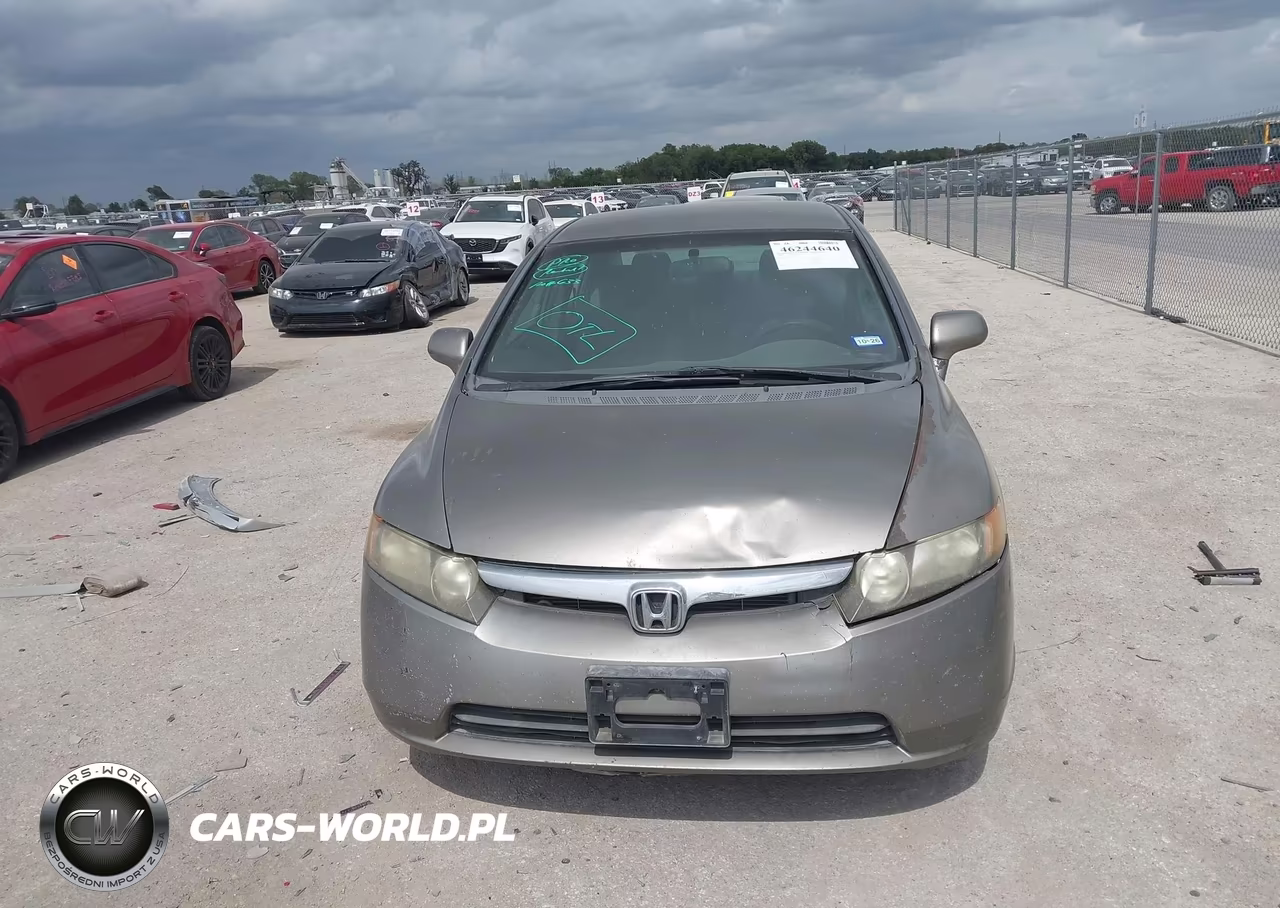 2008 Honda Civic Lx VIN:2HGFA16568H343355 - 12