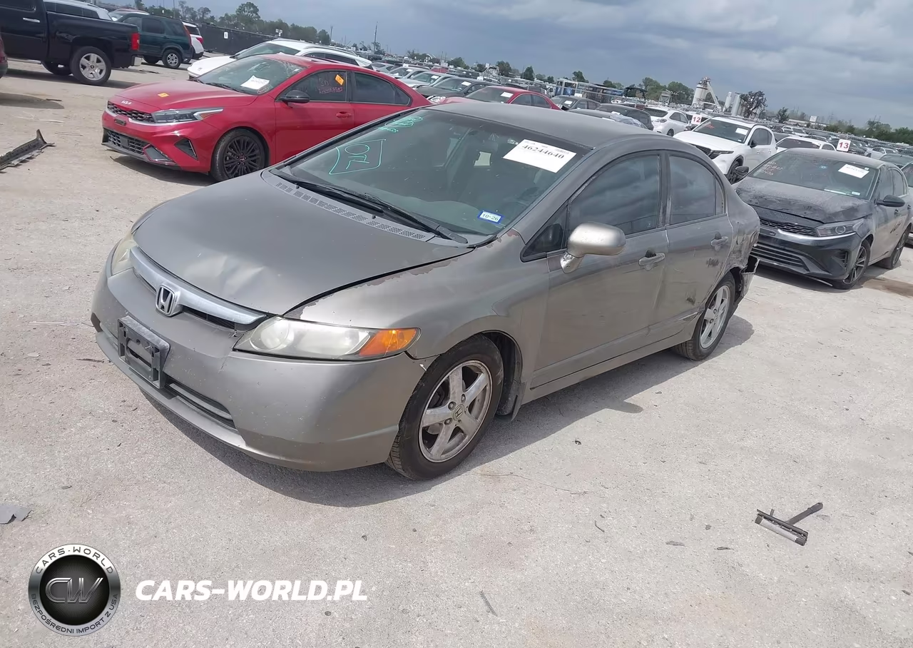 2008 Honda Civic Lx VIN:2HGFA16568H343355 - 2