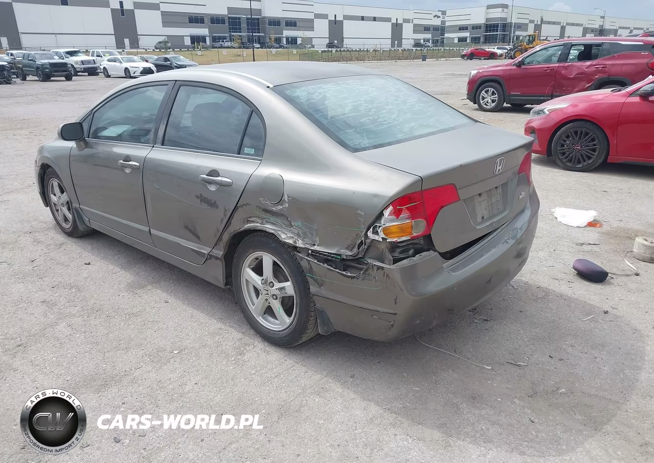 2008 Honda Civic Lx VIN:2HGFA16568H343355 - 3