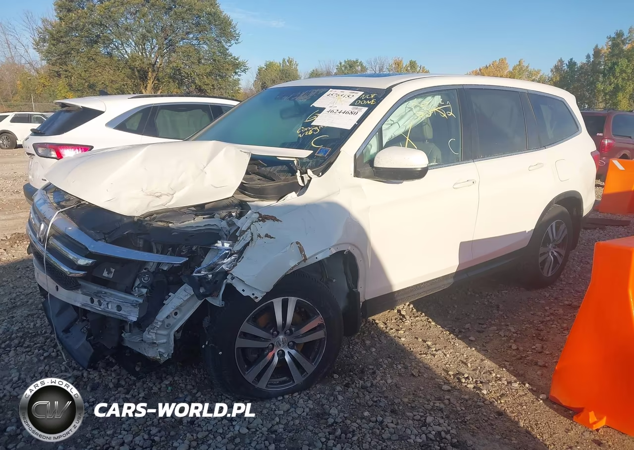 2016 Honda Pilot Ex-L VIN:5FNYF6H82GB100675 - 2