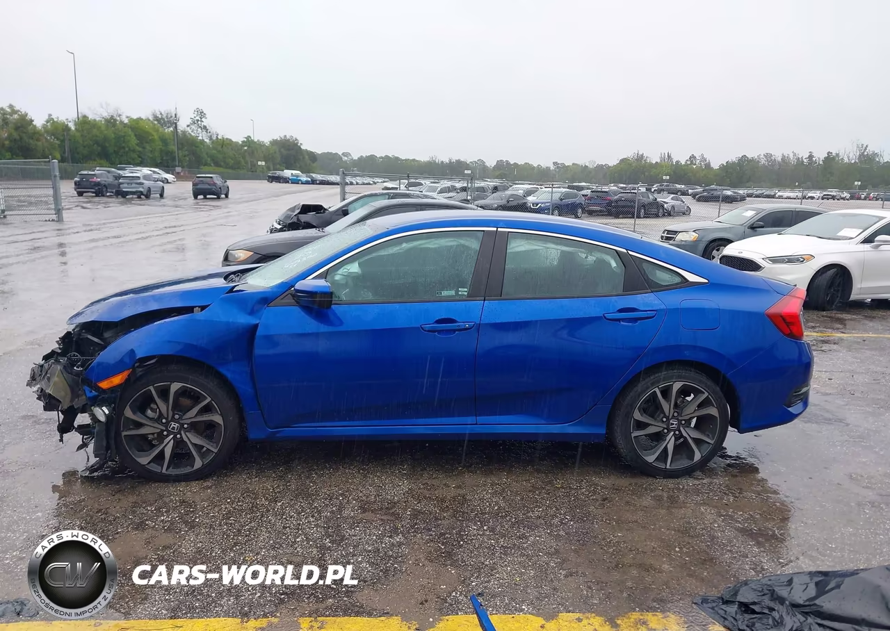 2019 Honda Civic Sport VIN:2HGFC2F89KH602356 - 15
