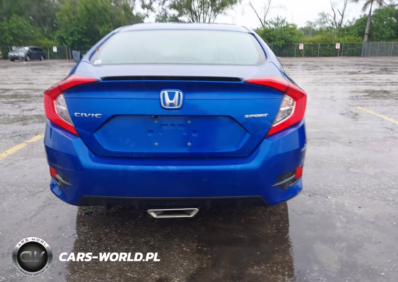 2019 Honda Civic Sport VIN:2HGFC2F89KH602356 - 17