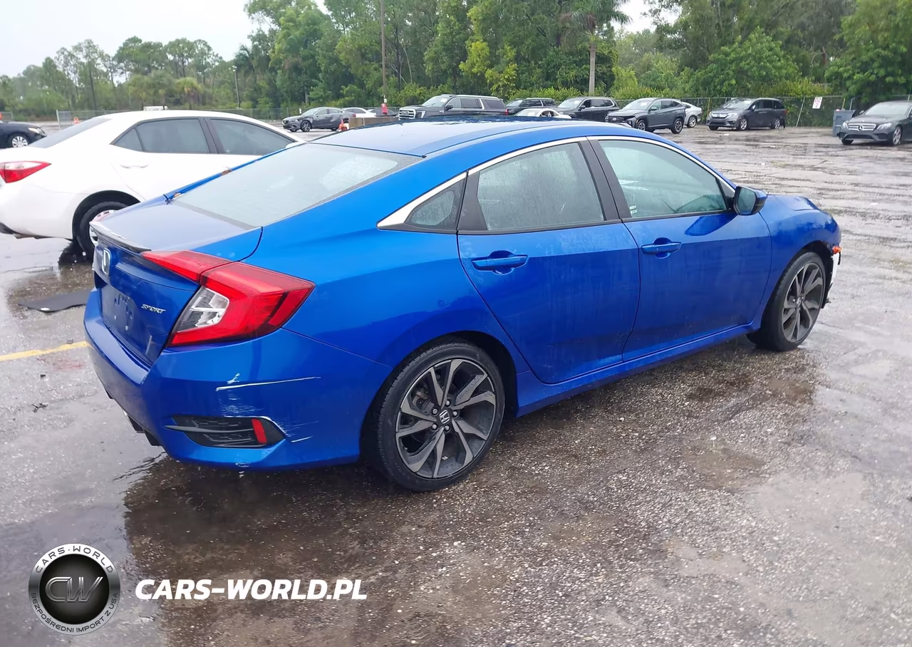 2019 Honda Civic Sport VIN:2HGFC2F89KH602356 - 4