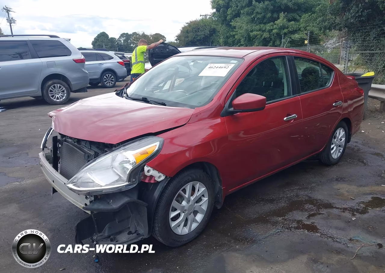 2019 Nissan Versa 1.6 Sv VIN:3N1CN7AP0KL828626 - 2