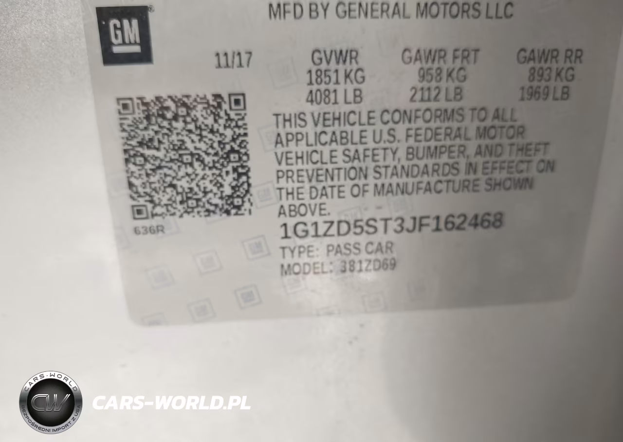 2018 Chevrolet Malibu Lt VIN:1G1ZD5ST3JF162468 - 9