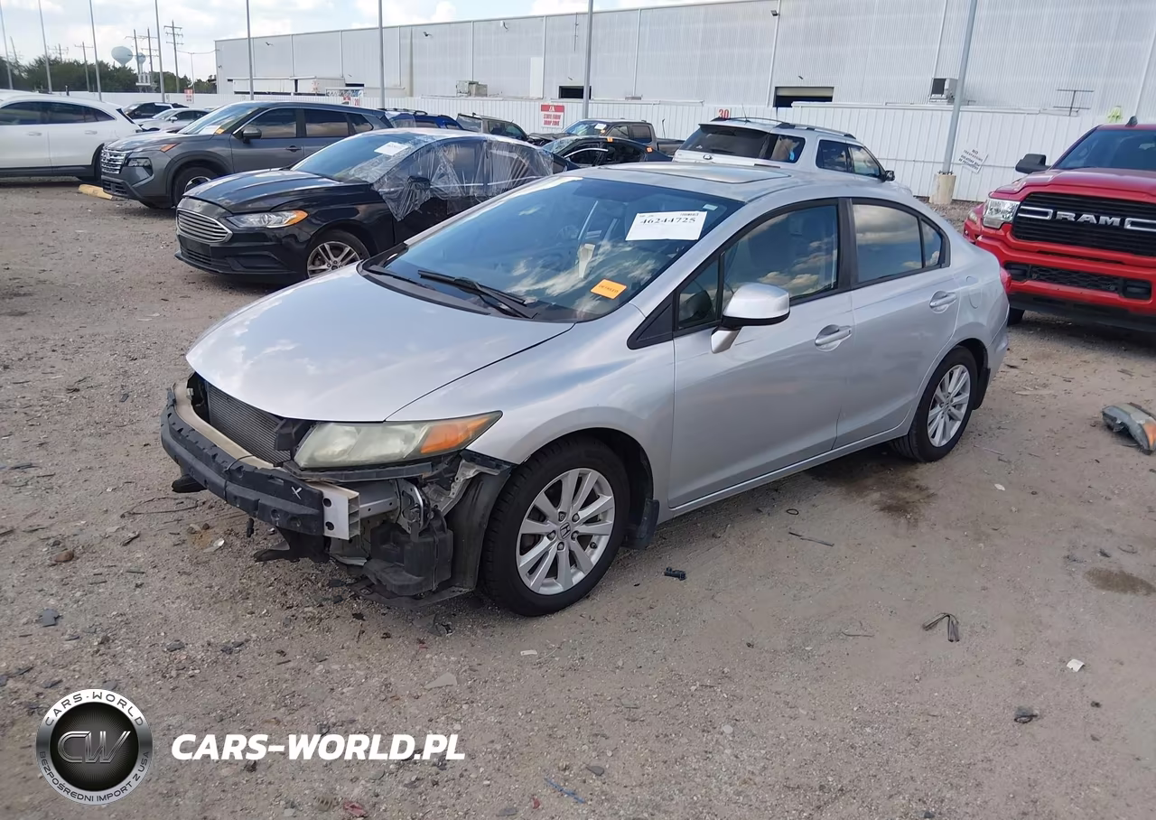 2012 Honda Civic Sdn Ex VIN:2HGFB2F8XCH307898 - 2