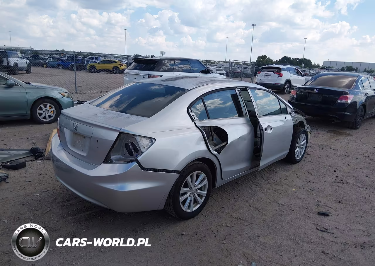 2012 Honda Civic Sdn Ex VIN:2HGFB2F8XCH307898 - 4