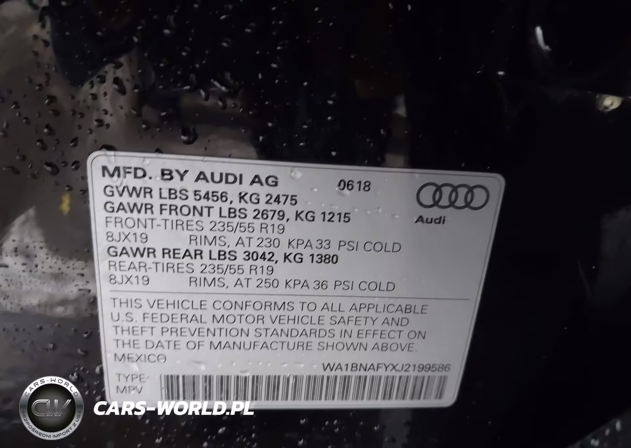2018 Audi Q5 2.0T Premium-2.0T Tech Premium VIN:WA1BNAFYXJ2199586 - 9