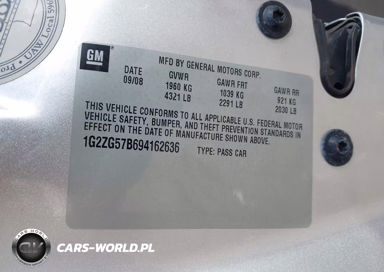 2009 Pontiac G6 1Sa *Ltd Avail* VIN:1G2ZG57B694162636 - 9