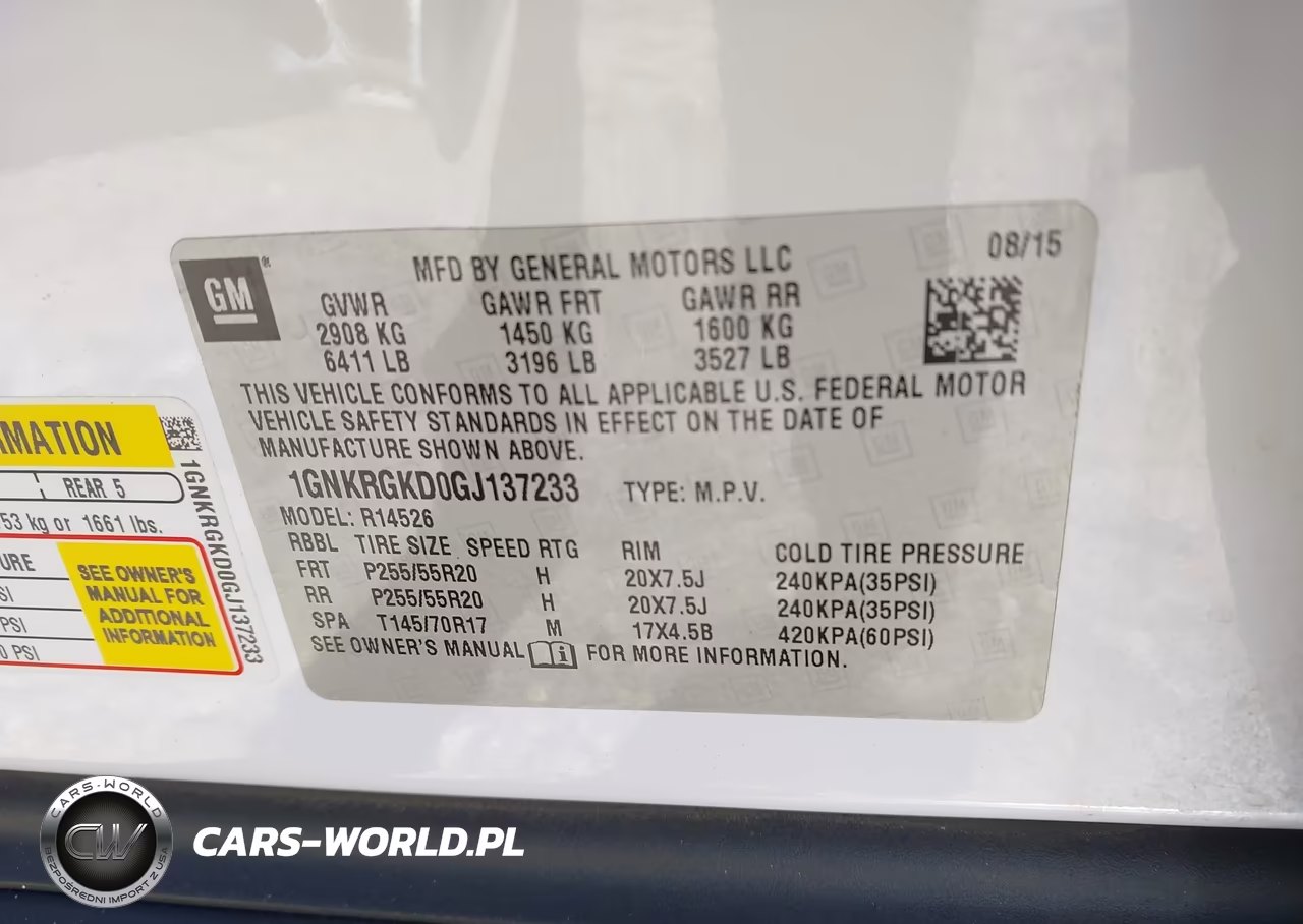 2016 Chevrolet Traverse 1Lt VIN:1GNKRGKD0GJ137233 - 9