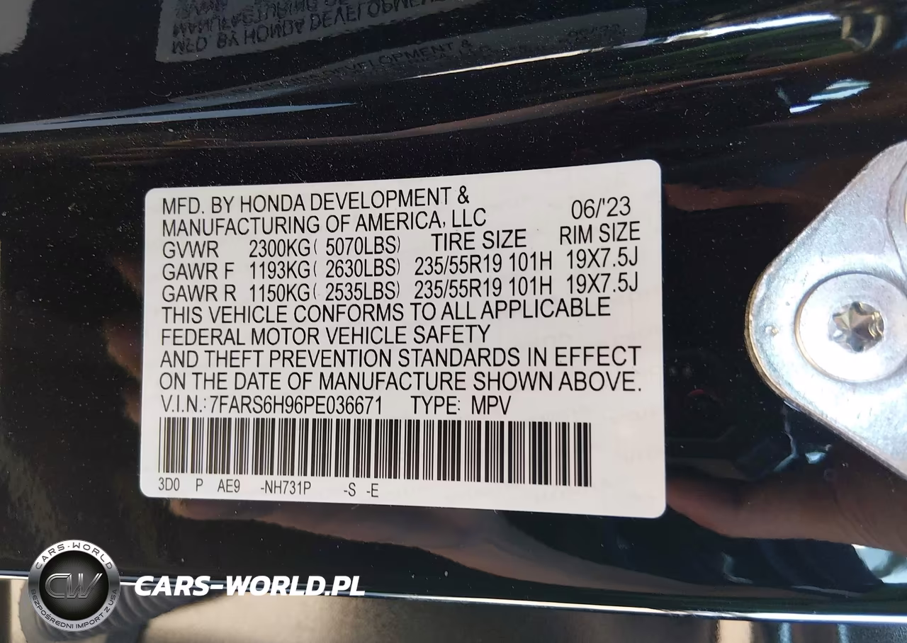 2023 Honda Cr-V Hybrid Sport Touring VIN:7FARS6H96PE036671 - 9