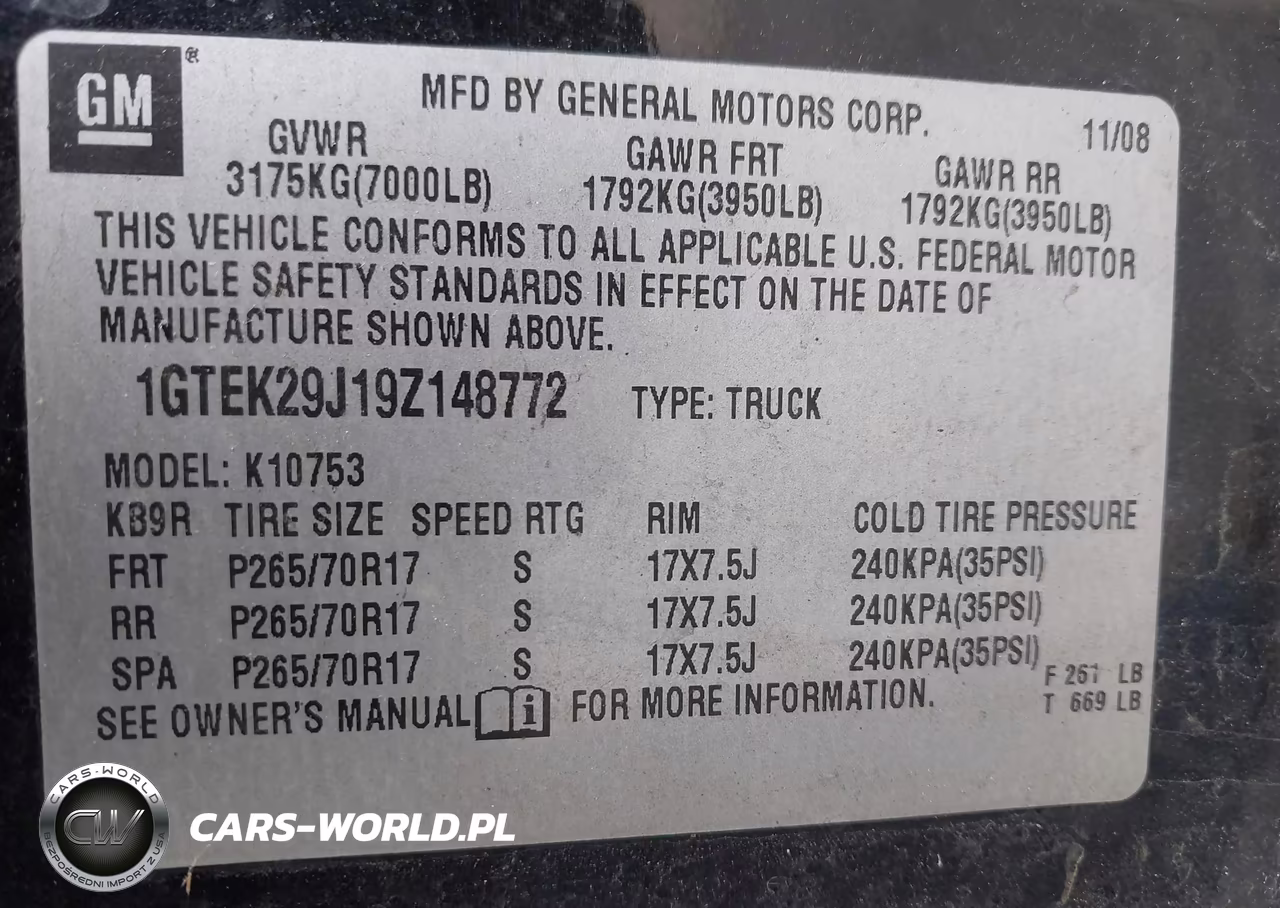 2009 GMC Sierra 1500 Sle VIN:1GTEK29J19Z148772 - 9