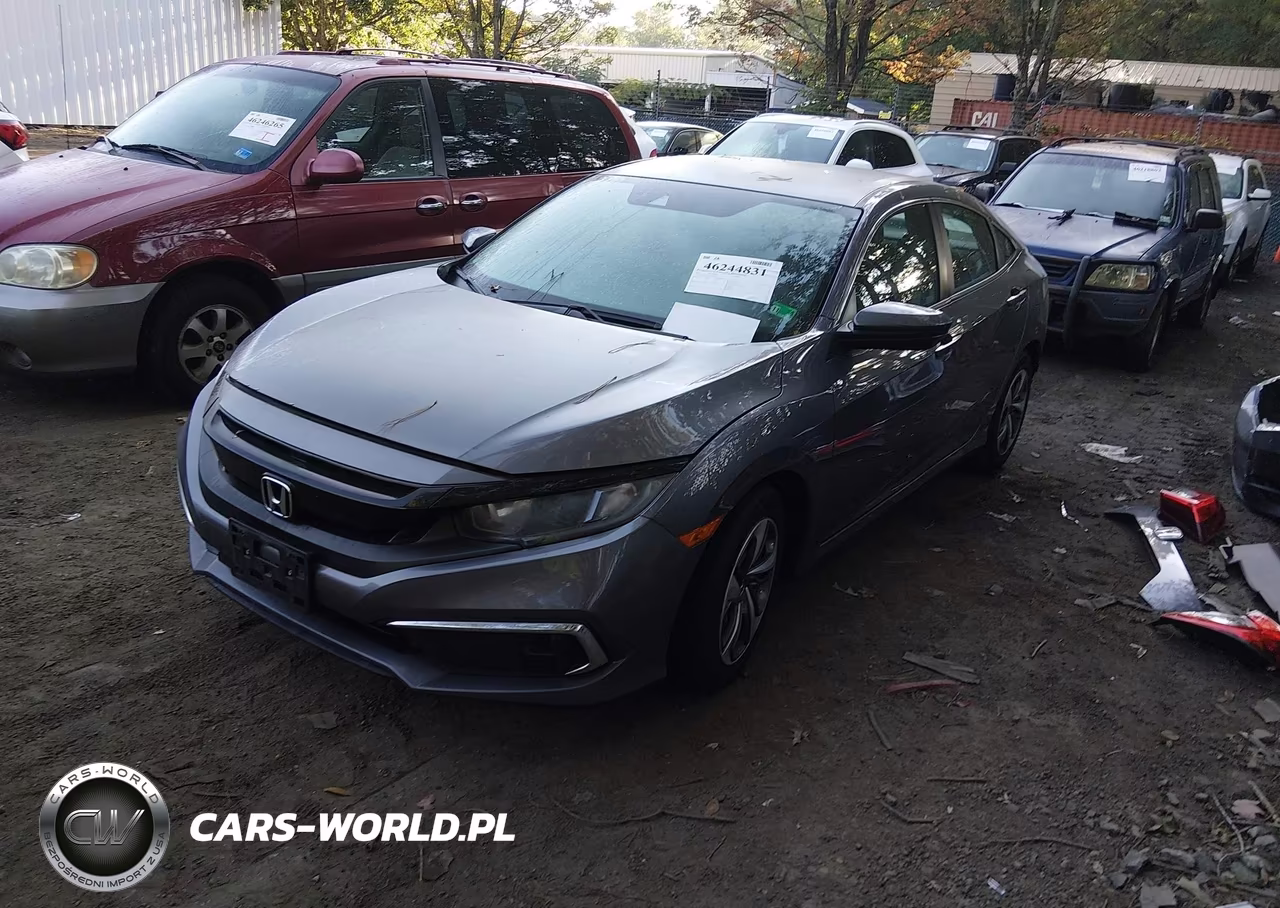 2019 Honda Civic Lx VIN:19XFC2F62KE027042 - 2