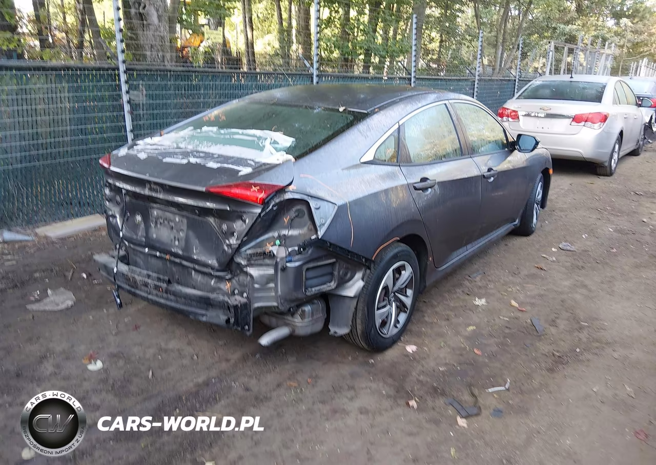 2019 Honda Civic Lx VIN:19XFC2F62KE027042 - 4