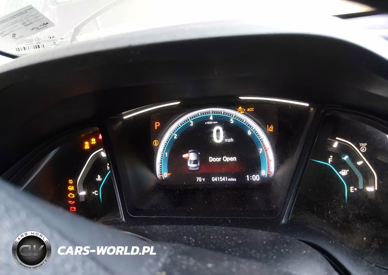 2019 Honda Civic Lx VIN:19XFC2F62KE027042 - 7