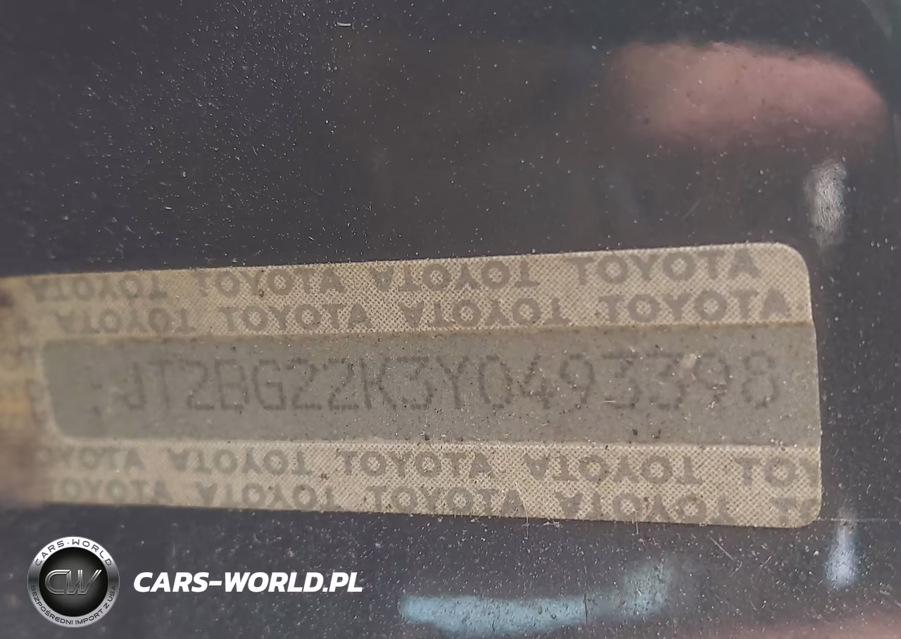 2000 Toyota Camry Le VIN:JT2BG22K3Y0493398 - 9