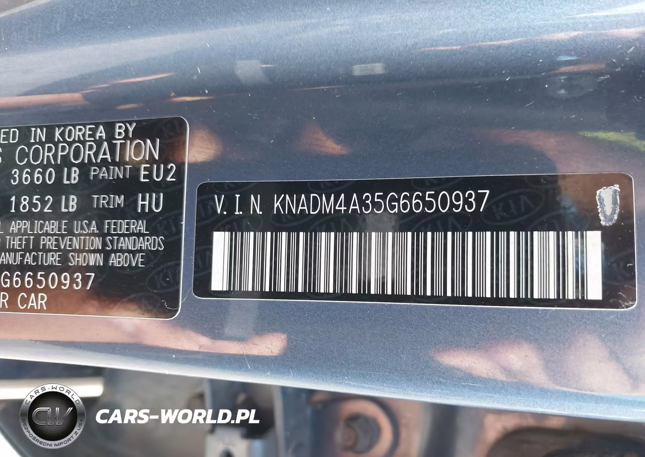 2016 Kia Rio Lx VIN:KNADM4A35G6650937 - 9