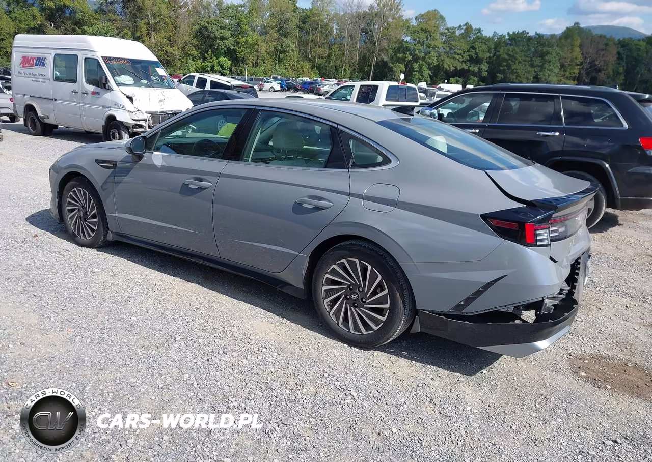2024 Hyundai Sonata Hybrid Sel VIN:KMHL34JJ8RA093386 - 3