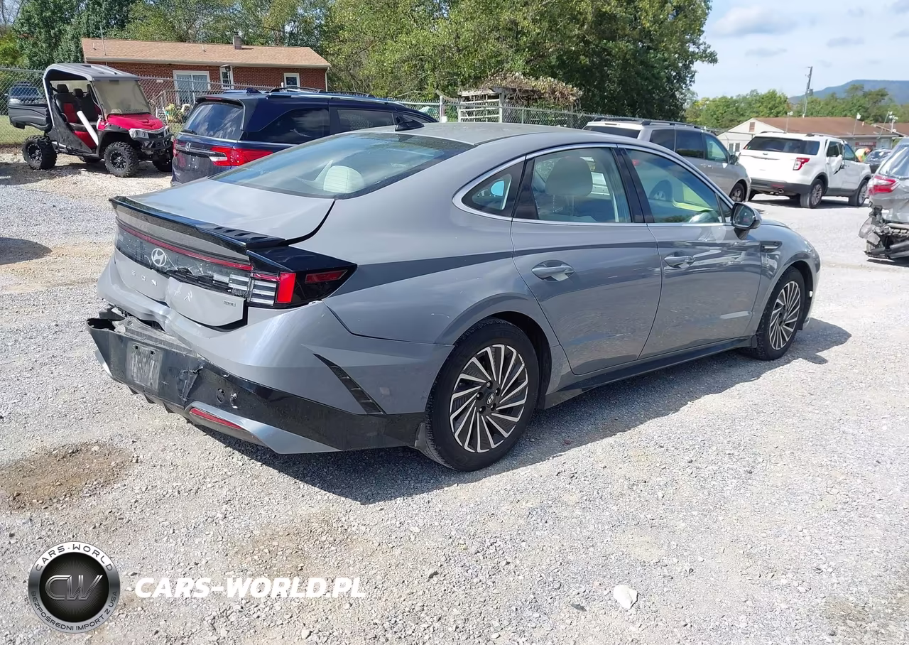 2024 Hyundai Sonata Hybrid Sel VIN:KMHL34JJ8RA093386 - 4