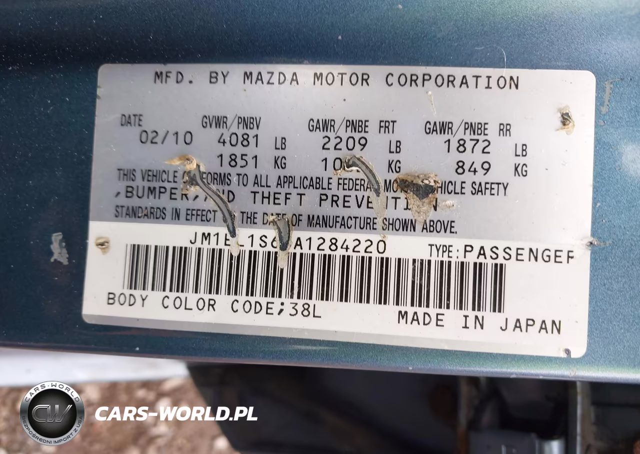 2010 Mazda Mazda3 S Sport VIN:JM1BL1S62A1284220 - 9
