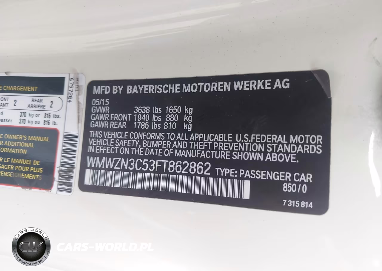 2015 Mini Convertible Cooper VIN:WMWZN3C53FT862862 - 9