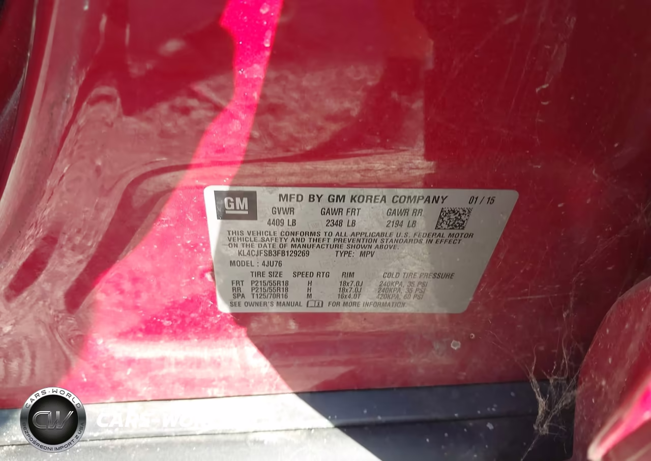 2015 Buick Encore Convenience VIN:KL4CJFSB3FB129269 - 9