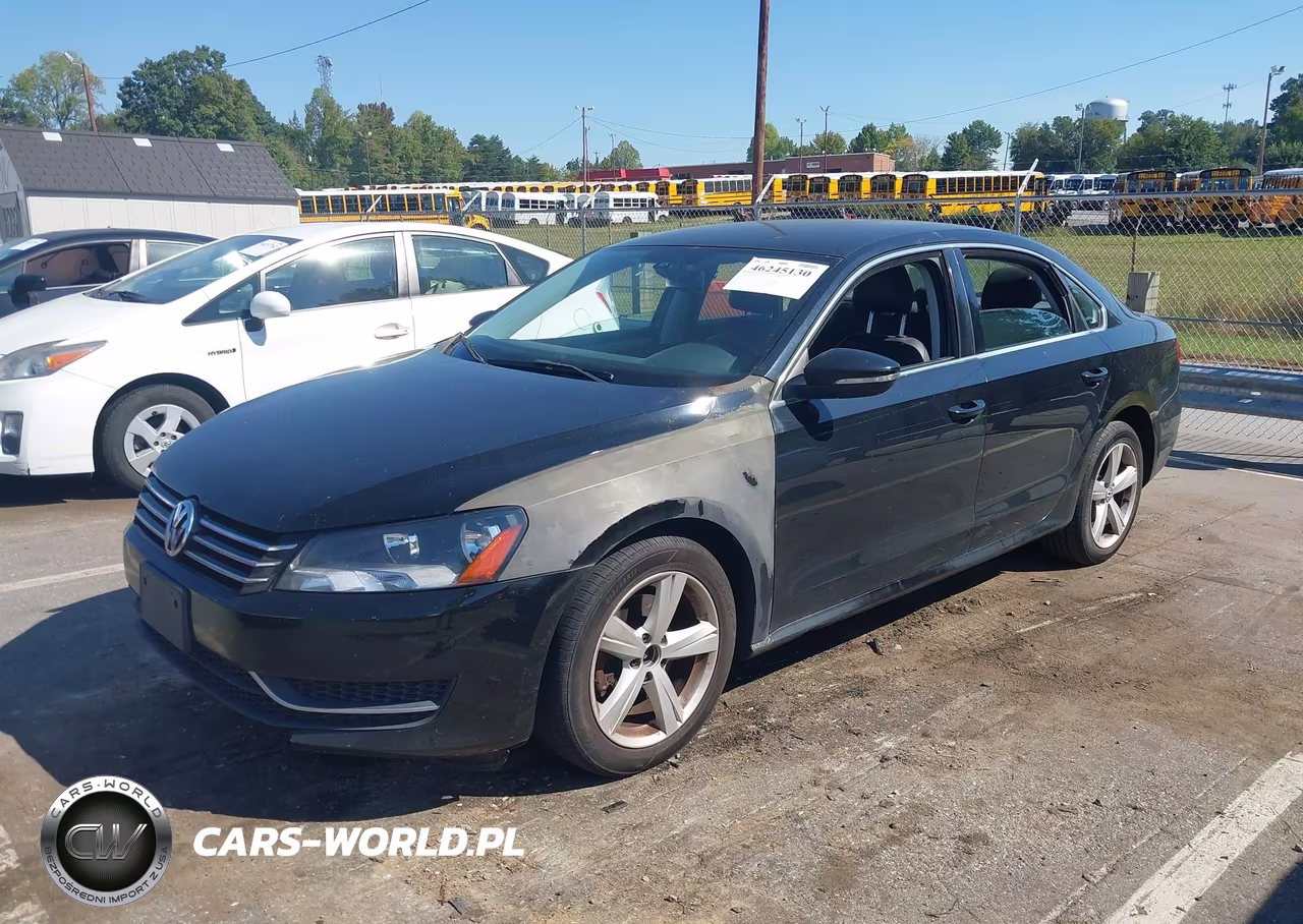 2012 Volkswagen Passat 2.5L Se VIN:1VWBP7A31CC051965 - 2