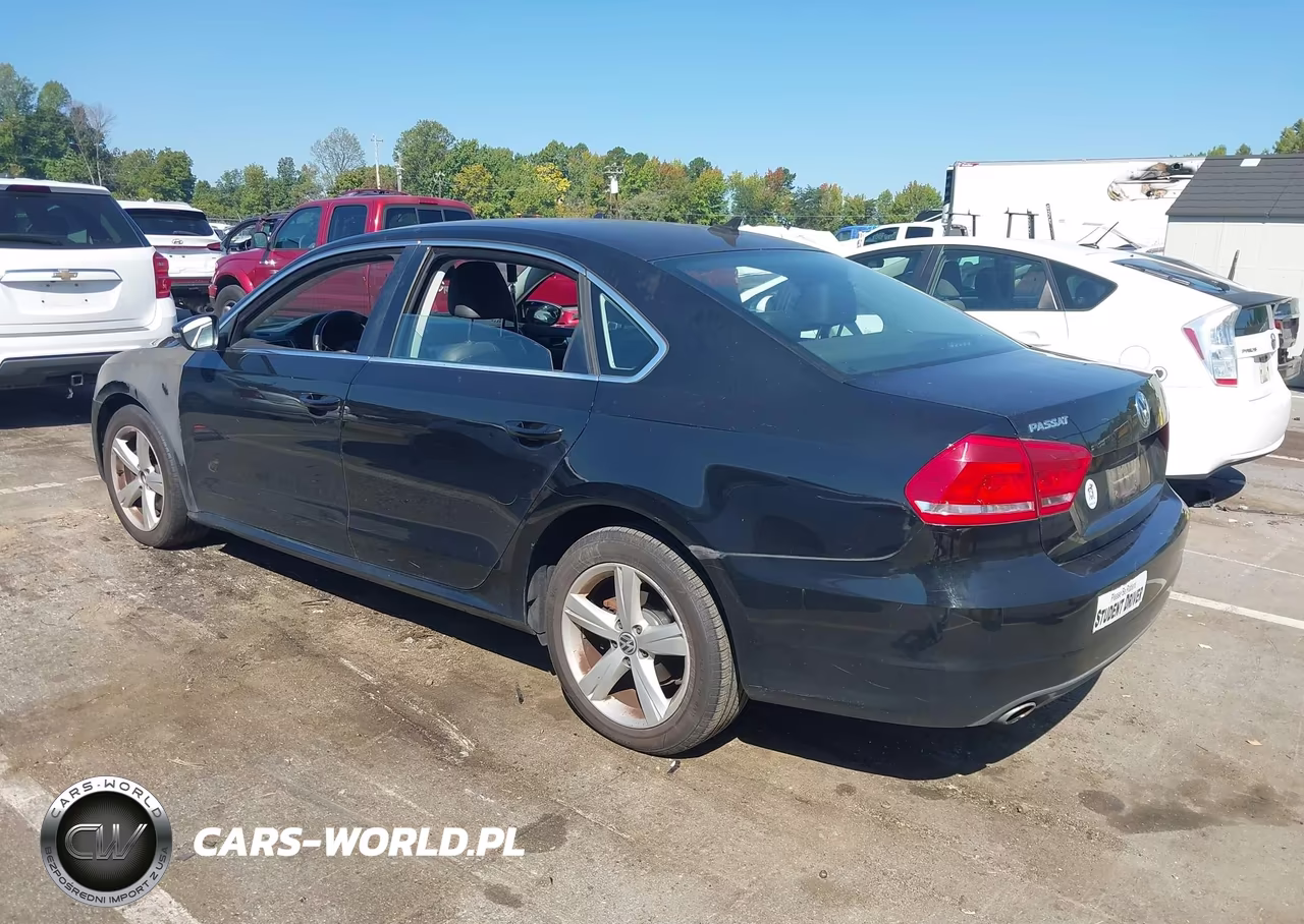 2012 Volkswagen Passat 2.5L Se VIN:1VWBP7A31CC051965 - 3