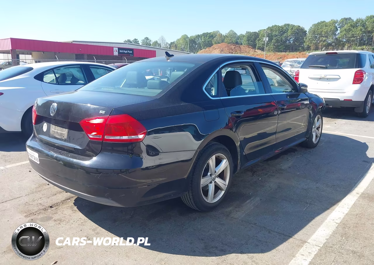 2012 Volkswagen Passat 2.5L Se VIN:1VWBP7A31CC051965 - 4