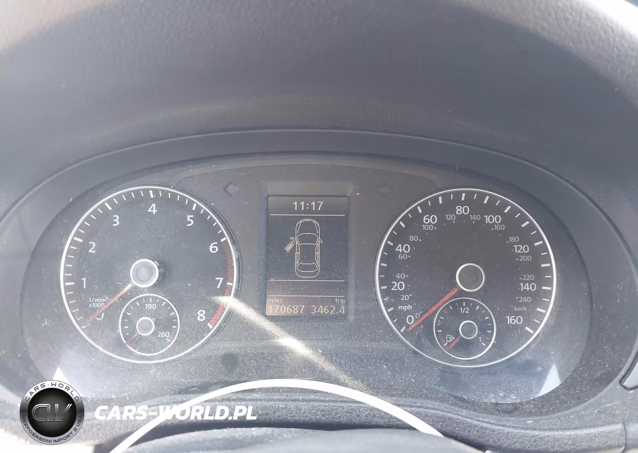 2012 Volkswagen Passat 2.5L Se VIN:1VWBP7A31CC051965 - 7