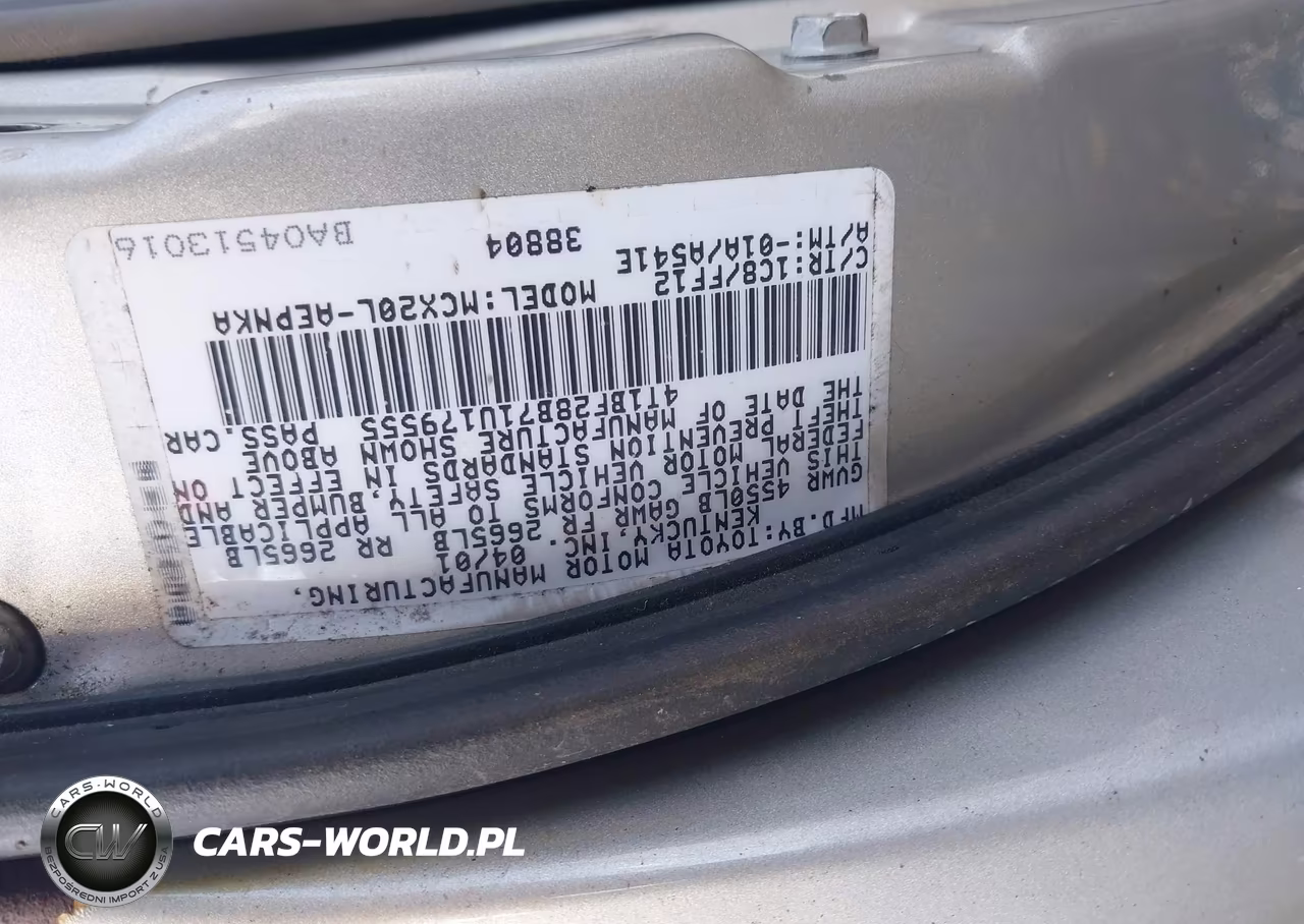 2001 Toyota Avalon Xl VIN:4T1BF28B71U179555 - 9