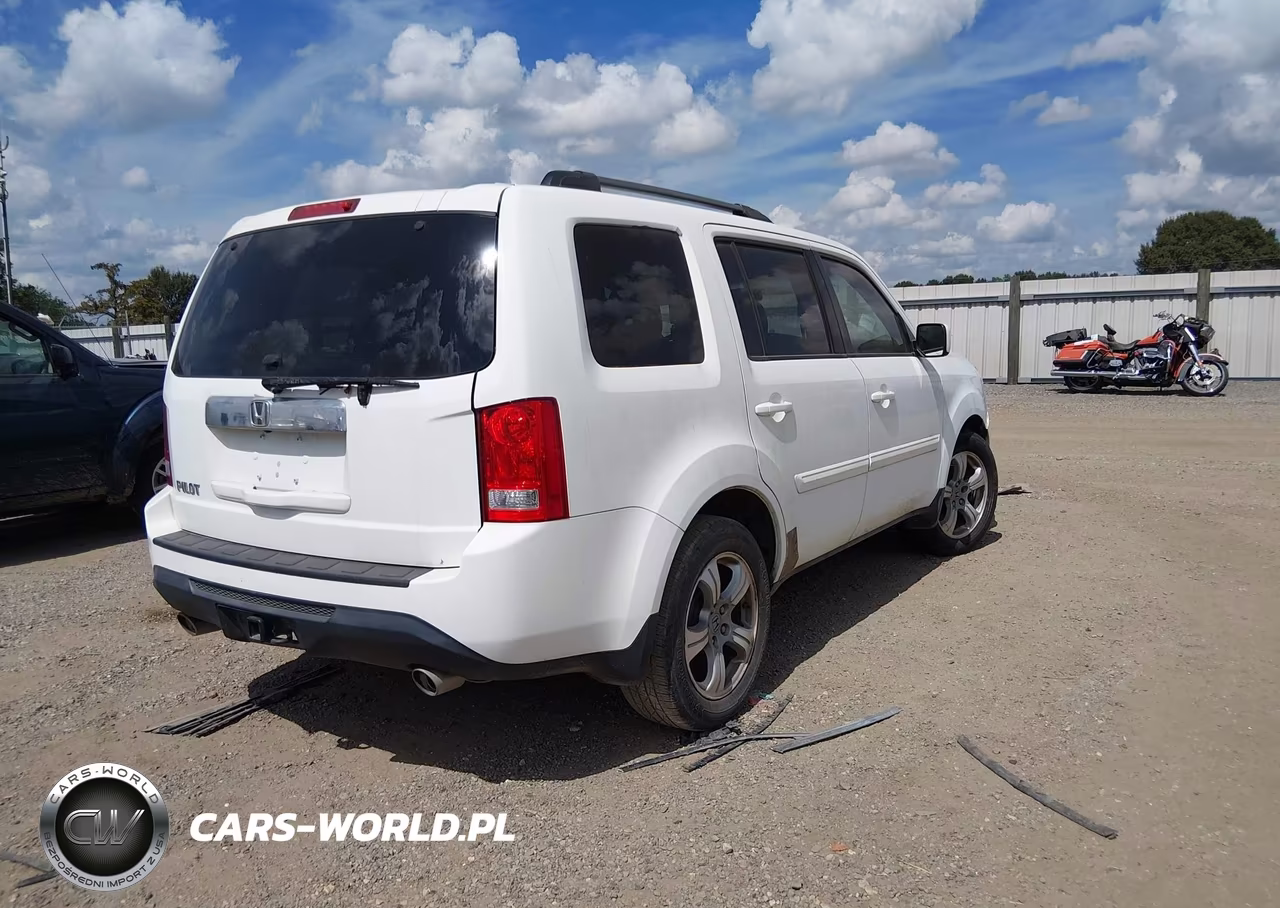 2014 Honda Pilot Ex-L VIN:5FNYF3H52EB014915 - 4