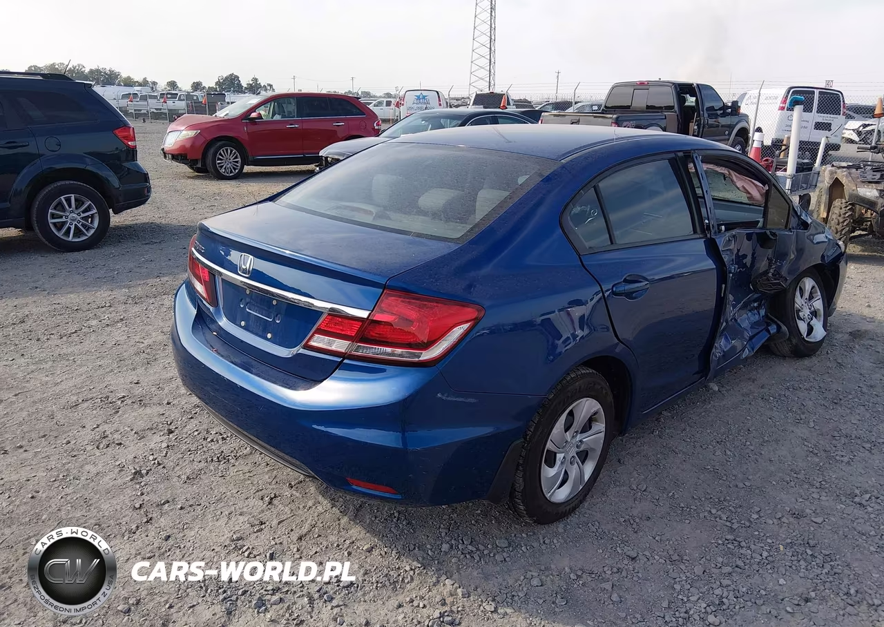 2013 Honda Civic Lx VIN:19XFB2F59DE099983 - 4