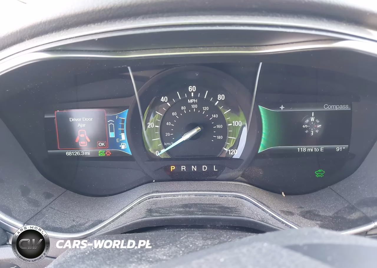 2016 Ford Fusion Hybrid Titanium VIN:3FA6P0RUXGR127205 - 7