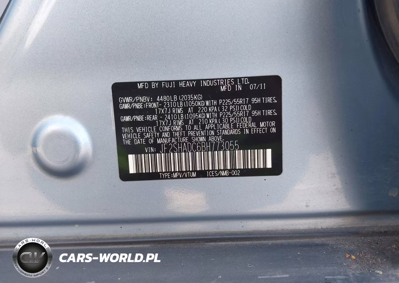 2011 Subaru Forester 2.5X Premium VIN:JF2SHADC6BH773055 - 9