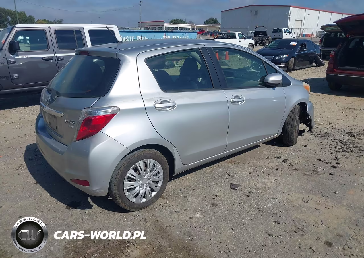 2014 Toyota Yaris Le (Tmc-Cbu Plant) VIN:JTDKTUD30ED576926 - 4