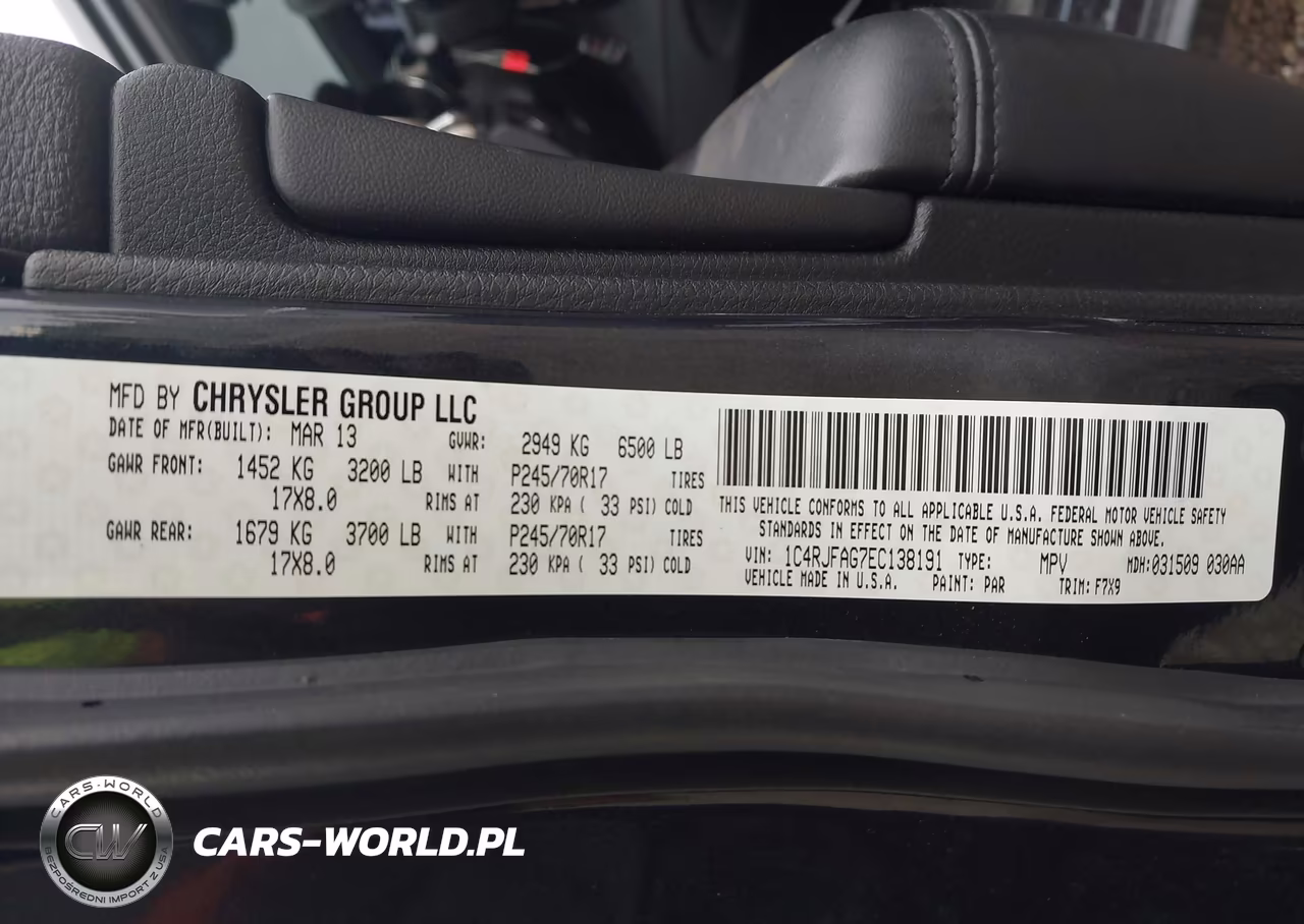 2014 Jeep Grand Cherokee Laredo VIN:1C4RJFAG7EC138191 - 9